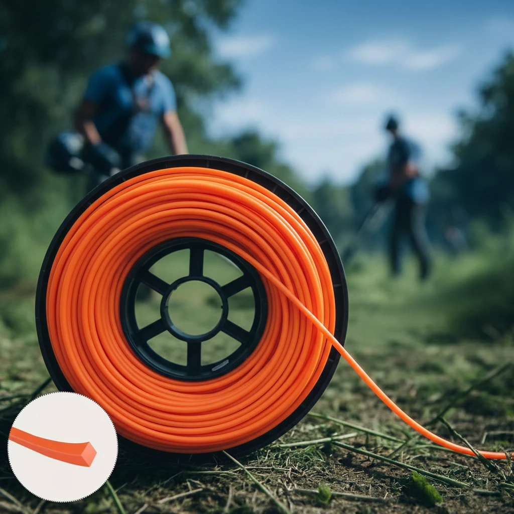 Fil nylon carré : durabilité et coupe précise sur chantiers